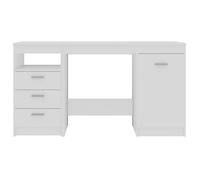 NEUF Blanc MEUBLE de travail(Adulte/enfant) - Table d'ordinateur Blanc 140x50x76cm - Bois d’ingénierie LH 87937111