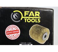 FARTOOLS Brosse fil laitonné rénovateur 110885 – Ø120 mm 0,3 mm pour REX120C/REX200