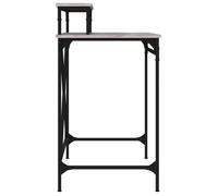 NEUF Bureau 1 personne, Table Informatique élégante, Bureau sonoma gris 80 x 50 x 90cm ,Bois d'ingénierie et fer FR00_85937647095