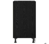 NEUF Meuble de cuisine,Armoire rangement élégant, Vitrine de cuisine,Grande espace , bas Chêne noir 40 x 44,5 x 81,5cm FR00_47686201