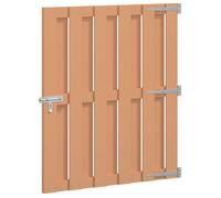 NEUF Portillon d'extérieur - Porte de Jardin - 100 x 112 cm - WPC et Aluminium - Marron""446950""