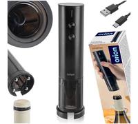 NEUF Tire-bouchon électrique USB C 195cm noir inox décapsuleur