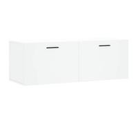 NEUF Vitrine suspendu - Meuble haut cuisine Armoire murale blanc 100x36,5x35cm bois d'ingénierie promo425136