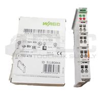 Neuf WAGO 750-478 Analogique Entrée Module 24VDC 2 Canal Ups Rouge Disponible