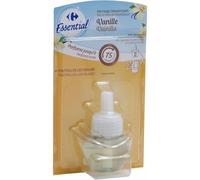 Neutralise les odeurs et parfume longtemps avec CARREFOUR ESSENTIAL Recharge diffuseur vanille, 20mL - Lot de 4