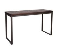 NEVADA - Mange debout plateau bois massif marron L160 Marron foncé
