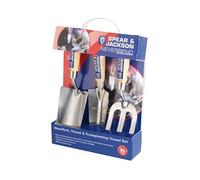 Neverbend Lots de 3 Outils à Main de Jardinage en Acier Inoxydable