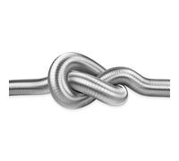 neverest® Semiflex 200 mm Conduit d'Air Aluminium 3 m | Conduit d’Air Semi-Rigide Extensible en Aluminium - Tuyau d'Évacuation Flexible 3m