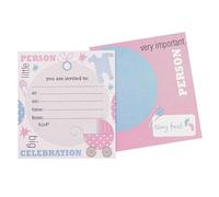 Neviti 595754 Petits Pieds Invitations et enveloppes