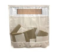 Nevkha Attrape-boîte aux lettres pour courrier, courrier, petits paquets, alternative à la cage de boîte aux lettres, sans vis, fixation sur portes et boîtes aux lettres avec adhésif puissant (blanc