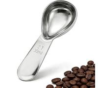 Nevoluxer Cuillère Doseuse Café 30 ml - 6 g, Cuillère Doseuse en Acier Inoxydable pour Café, Thé, Sucre, Farine - Cuillère à Thé, Cuillère à Café Mésure Précise