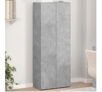 ""NEW 2026"" Armoire de classement 1 PC - MEUBLE DE BUREAU - gris béton 60x32x153 cm bois d'ingénierie L4501