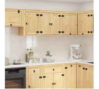 ""NEW 2026"" Armoire de cuisine 1 pc, moderne Cabinet de cuisine, avec étagère SKI Brun Miel 60x32x40 cm Pin massif L4833