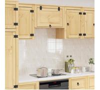 ""NEW 2026"" Armoire de cuisine 1 pc, moderne Cabinet de cuisine, avec stockage SKI Brun Miel 60x32x40 cm Pin massif L4835