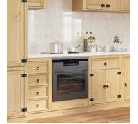 ""NEW 2026"" Armoire de cuisine 1 pc, moderne Cabinet de cuisine, avec stockage SKI Brun Miel 60x46x81 cm Pin massif L4846