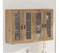""NEW 2026"" Armoires Murailles lot de 2, moderne BUFFET BAS, chêne artisanal 69,5x34x90 cm L1954