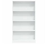(NEW 2026)Bibliothèque - CLOUD - Cabinet/Placard pour livres - blanc 80x24x143 cm - Bois d'ingénierie 5397803