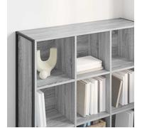 (NEW 2026)Bibliothèque - CLOUD - Cabinet/Placard pour livres - Gris Sonoma 99 5x30x108 5 cm - Bois d'ingénierie 7133841