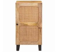 ""NEW 2026"" Buffet rectangulaire, 1 PC, Cabinet/Commode salon, avec porte Marron 40x33x75 cm Bois de mangue massif L5448