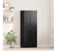 ""NEW 2026"" Cabinet de Bureau MODERNE - ARMOIRE DE BUREAU - avec étagère Chêne noir 70x32x77.5 cm L4509