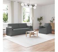 ""NEW 2026"" Canapé lot de 2 - Sofa set - 4-6 PERSONNES - Gris foncé 198x78x80 cm L1682