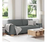 ""NEW 2026"" Canapé moderne - Design ergonomique - pour salon - 3 places Gris foncé 220x78x84 cm Tissu L2560