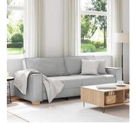 ""NEW 2026"" Canapé moderne - Design ergonomique - pour salon - 3 places Gris nuage 220x78x84 cm Tissu L2567