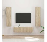 ""NEW 2026"" Ensemble meuble TV lot de 6, Placards TV, Moderne, Chêne Sonoma Bois d'ingénierie 31x30x60 cm L7492