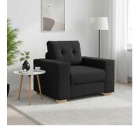 ""NEW 2026"" Fauteuil Noir 100x78x80 cm Tissu L2607