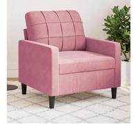 ""NEW 2026"" Fauteuil Rose 60 cm Velours L2466