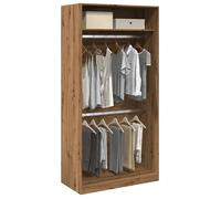 ""NEW 2026"" Garde-robe/ARMORIE HAUTE, Pour chambre, chêne artisanal 100x50x200 cm bois d'ingénierie L4952