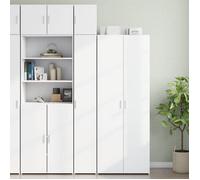 ""NEW 2026"" Haut Armoire Classique, Armoire de rangement pour salon, mince blanc 30x42,5x225 cm L4139