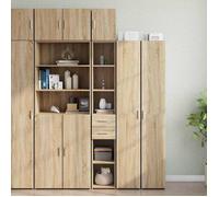 ""NEW 2026"" Haut Armoire Classique, Armoire de rangement pour salon, mince chêne sonoma 30x42,5x225 cm L4147