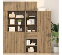 ""NEW 2026"" Haut Armoire Classique, Buffet haut pour salon, Montage mural Chêne artisanal 50x42,5x225 cm L3829