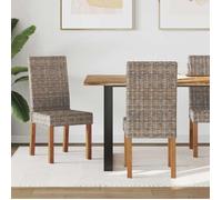""NEW 2026"" Lot de 2 Chaise à manger Scandinave Fauteuil Salon Cuisine Gris Kubu 45x54x93 cm L1098