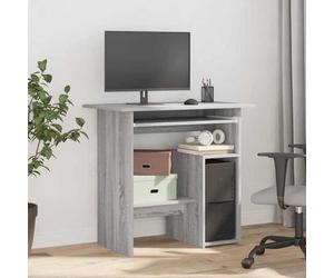 (NEW 2026)Meuble ordinateur/Bureau PC - CLOUD - Cabinet de Bureau Sonoma gris 80x45x74 cm - Bois d'ingénierie 1984464