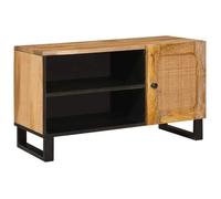 ""NEW 2026"" Meuble TV/HIFI, SUPPORT TV, ARMOIRE TV, Marron 80x33x46 cm Bois de mangue massif L5311