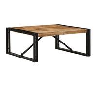 ""NEW 2026"" Table basse(1 pc) - Table de salon - 80x80x35 cm bois de manguier massif brut L799