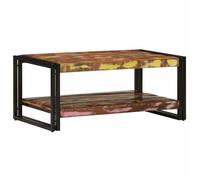 ""NEW 2026"" Table basse(1 pc) - Table de salon - multicolore 90x50x38 cm bois de récupération massif L920