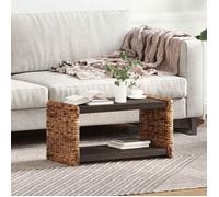 ""NEW 2026"" Table basse(1 pc) - Table de salon - Naturel 70x35x35 cm Bois de Mahogany Massif L963
