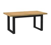 ""NEW 2026"" Table de repas(1 pc) - 4/6 personnes - NOAIN pieds en forme de U 160x90x75cm massif pin L680