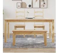 ""NEW 2026"" Table de repas(1 pc) - 4/6 personnes - Panama 160x80x75 cm bois massif de pin L663