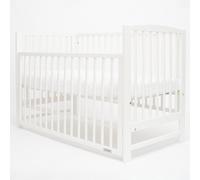 New Baby LILLY berceau avec paroi latérale rabattable blanc