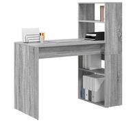 NEW Bureau debout - Gris Bureau d'étude - Charge 50kg - Gris Sonoma 113x54x120cm Bois d'ingénierie_3215