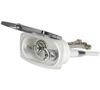 New Edge Boîte de douche, chromée Tuyau en PVC 2,5 m Raccord de douche, arrière, 1 pièce