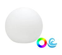 Newgarden Boule lumineuse extérieure Buly 30 cm LED solaire flottante IP68 Blanc