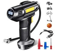 NEW-Gonfleur Pneus Voiture 12V 150 PSI - WOVTE Compresseur à Air Portable Sans Fil Rechargeable 7000mAh avec LED e COMPRESSEUR AUTO