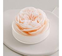 New Home Candle Bougie longue durée en forme de fleur de rose parfumée faite à la main en cire de soja - Bougie décorative pour table - Accessoire photo - Parfait pour la méditation, le stress -