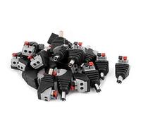 New Lon0167 20Pcs CCTV Type de clip de caméra Bornier 2.1x5.5mm Connecteur d'alimentation Jack mâle(20Pcs CCTV-Kamera-Clip-Typ Klemmenblock 2.1x5.5mm DC-Power-Klinkenstecker