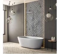 New Oneo colonne bain-douche thermostatique chrome Essebagno